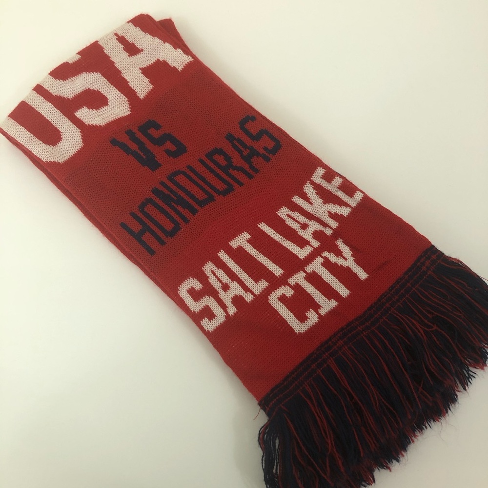 USA vs Honduras soccer scarf